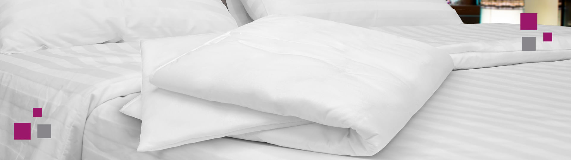 rellenos de almohada y duvet para habitaciones de hotel